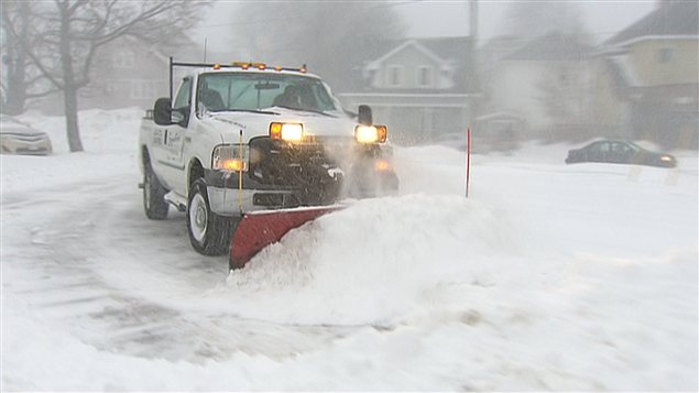 La tempête de neige frappe l’Atlantique