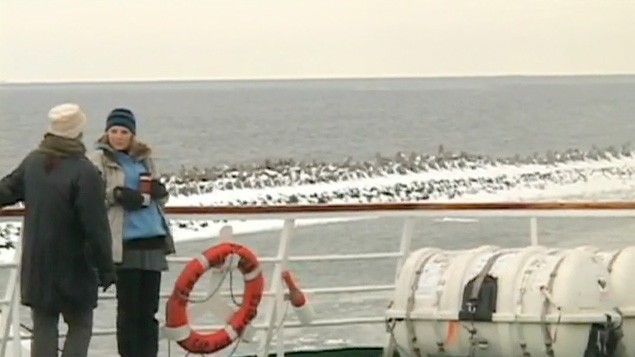 14/01/2010 : Lien hivernal par bateau et ses principaux enjeux