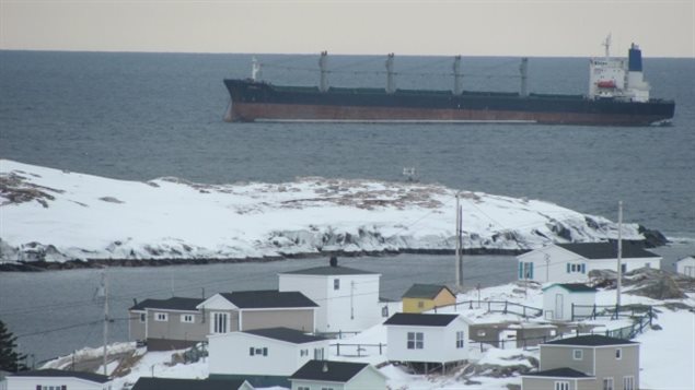 T.-N.-L. : un cargo s’échoue au large de Rose Blanche