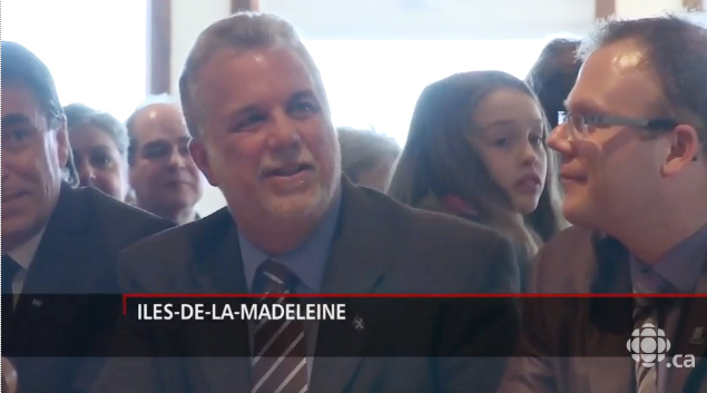 Le premier ministre du Québec en visite aux Îles-de-la-Madeleine