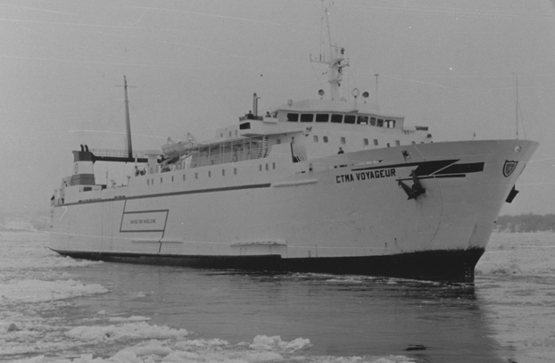 Éphémérides : Première liaison maritime durant l’hiver avec le Voyageur