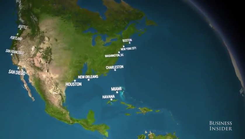 Voici à quoi ressemblerait la Terre si toutes les glaces du globe fondaient