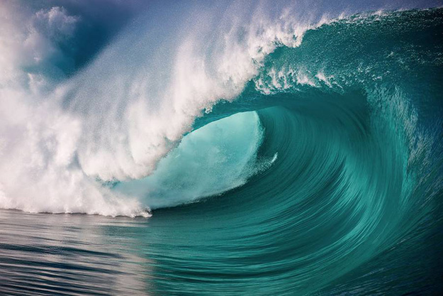Photographies de vagues impressionnantes