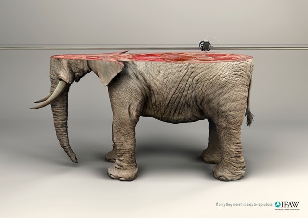 young-rubicam-IFAW-campaign-3D-printed-animals-designboom-11