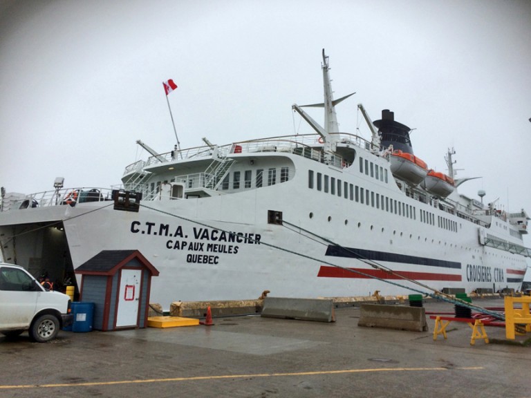 Croisières CTMA confirment une escale à Gaspé pour 2017