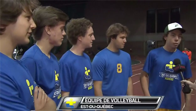 Le volleyball aux Îles-de-la-Madeleine