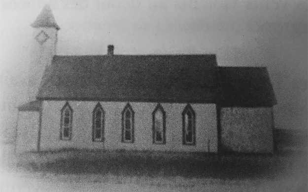 Éphémérides : Première église anglicane All Saints à l’Île d’Entrée