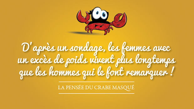 La pensée du crabe masqué