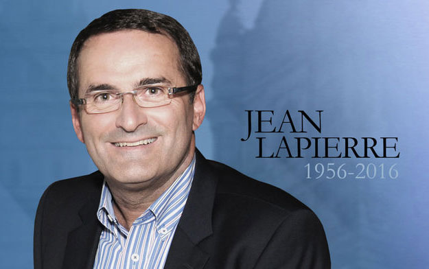 La mort tragique de Jean Lapierre marque l’année 2016