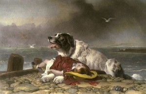 Landseer_Saved