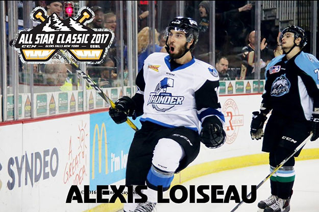 Alexis Loiseau est sélectionné pour la CCM / ECHL All-Star Classic