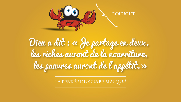 La pensée du crabe masqué