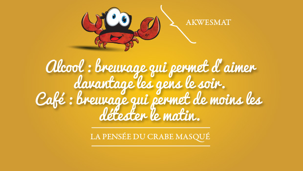 La pensée du crabe masqué