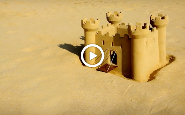 [VIDÉO] buzz du web : Château de sable