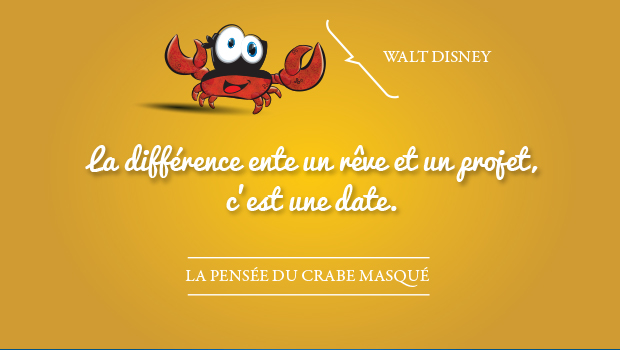 La pensée du crabe masqué