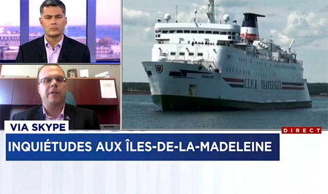 TVA : Gestion locale de la traverse: les Îles-de-la-Madeleine inquiètes