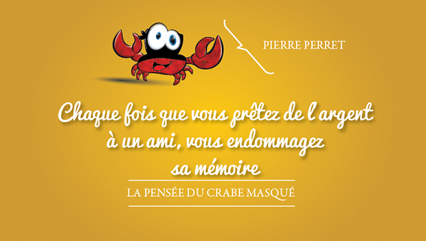 La pensée du crabe masqué