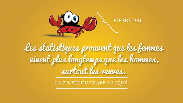 La pensée du crabe masqué