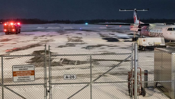Colis suspect: branle-bas de combat à l’aéroport de Québec