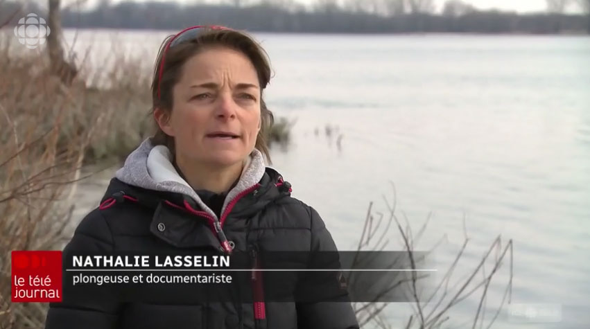 Nathalie Lasselin, la sirène du Saint-Laurent