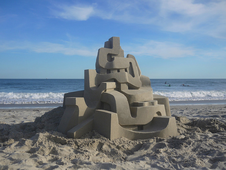 Un architecte se met aux châteaux de sable