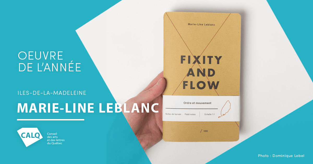 Marie-Line Leblanc reçoit le Prix du CALQ – Œuvre de l’année aux Îles-de-la-Madeleine pour son œuvre Fixity and Flow