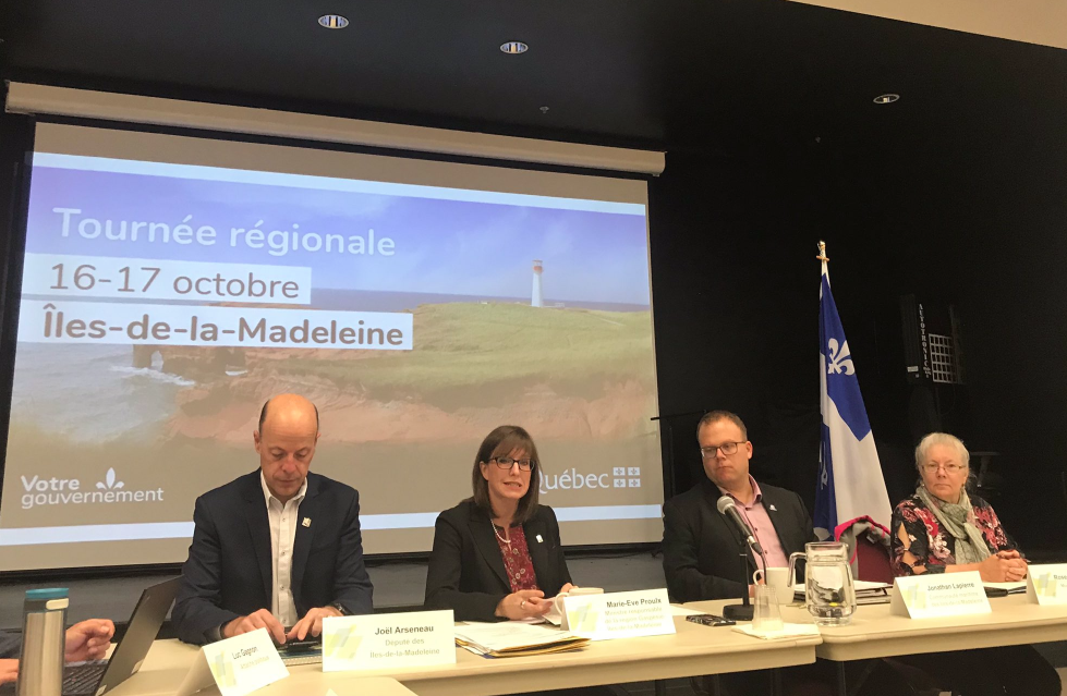 La ministre Marie-Eve Proulx dresse un bilan positif de la rencontre consultative spéciale tenue aux Îles