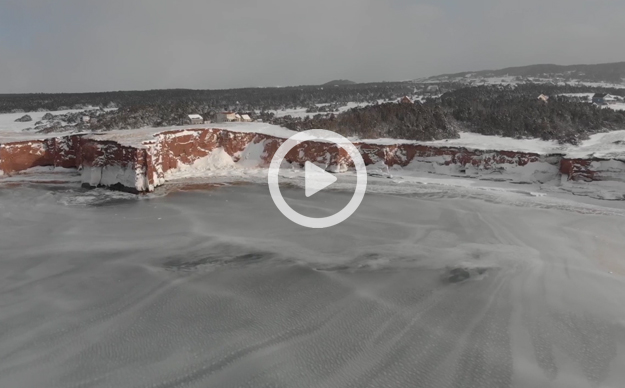 Frasil autour des Îles