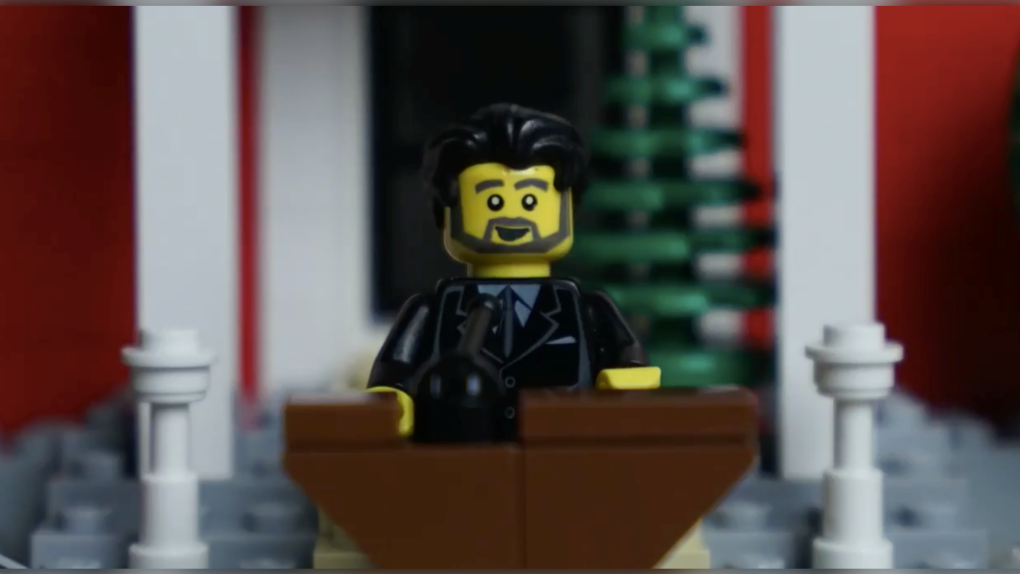 Un discours de Justin Trudeau en Lego devient viral