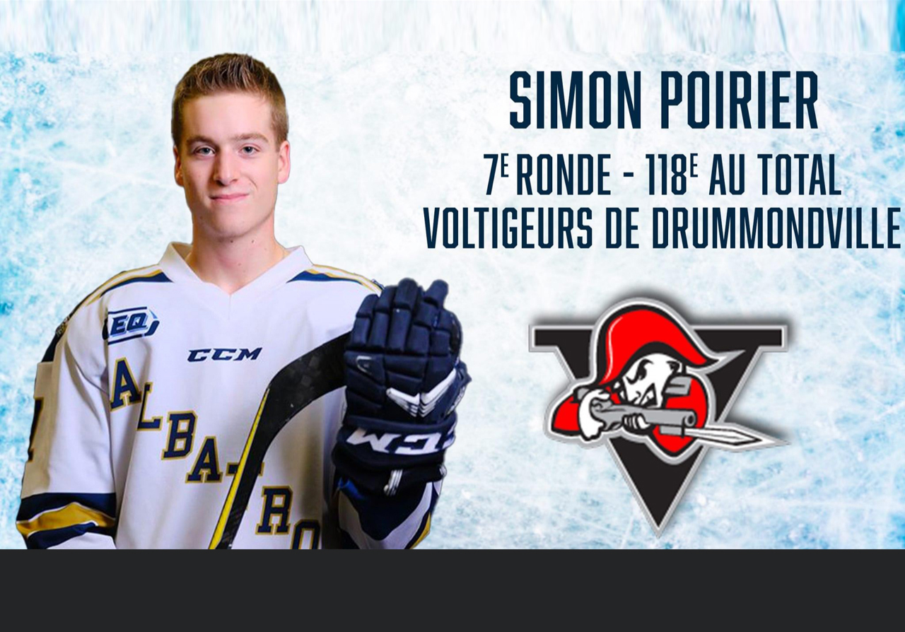 LHJMQ : Simon Poirier est sélectionné en 7e ronde par Drummondville