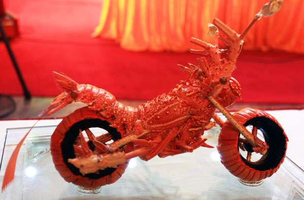 Niaiseries acadiennes : Il pêche un homard en forme de moto!