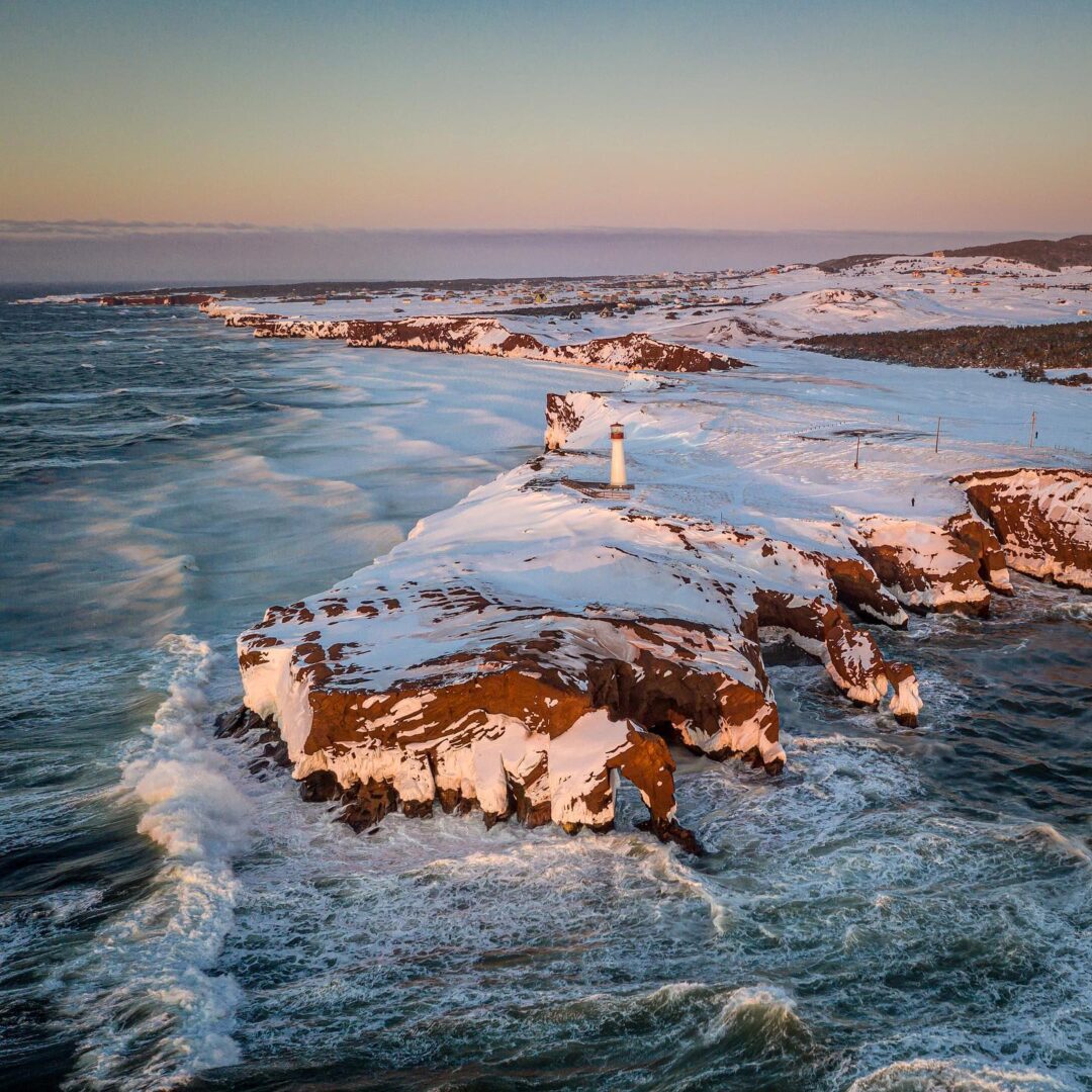 Jour de tempête aux Îles de la Madeleine