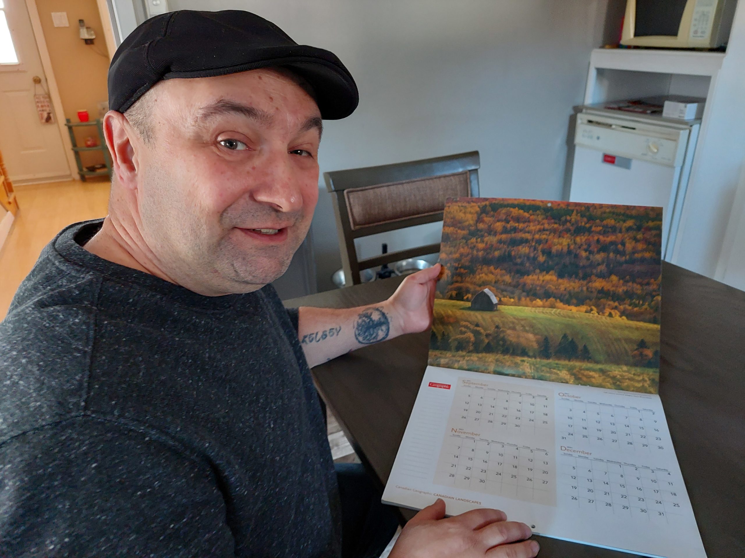 Un cliché d’un photographe du Nord-Ouest dans le calendrier du Canadian Geographic