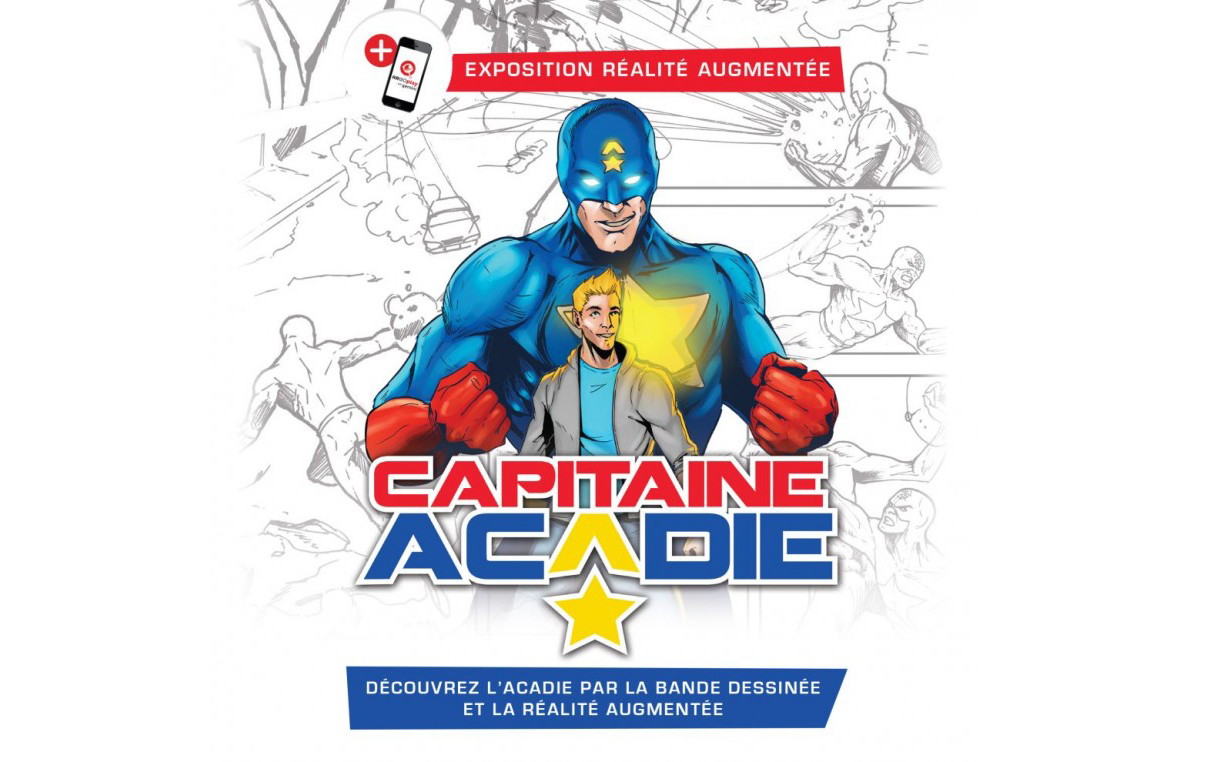 Capitaine Acadie débarque avec une exposition au Muséoparc Vanier à Ottawa