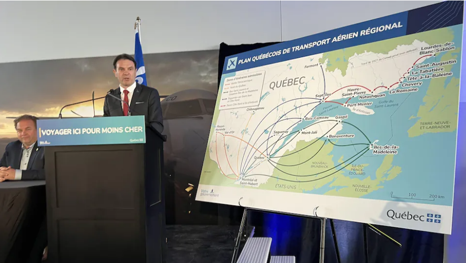 Transport aérien régional : Québec offrira des vols à 500$ et moins