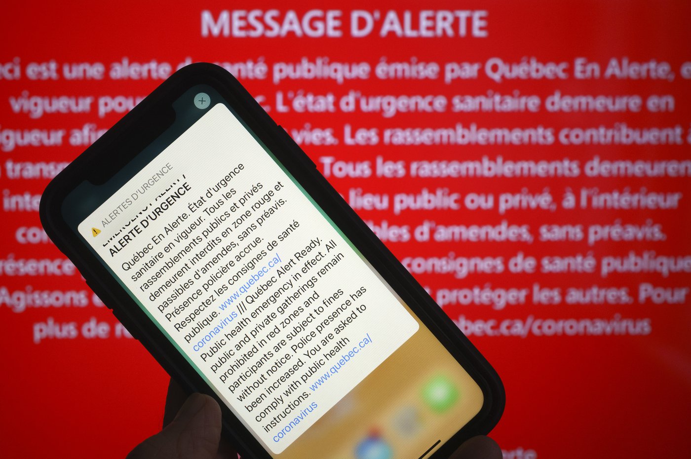 Un test du système «En Alerte» aura lieu mercredi