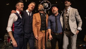 Le 21 décembre 2022. Le groupe Salebarbes en spectacle. Gracieuseté: Pat Beaudry.