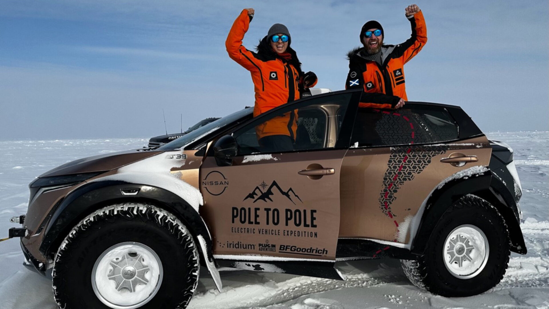 L’expédition d’un pôle à l’autre à bord du Nissan Ariya est accomplie