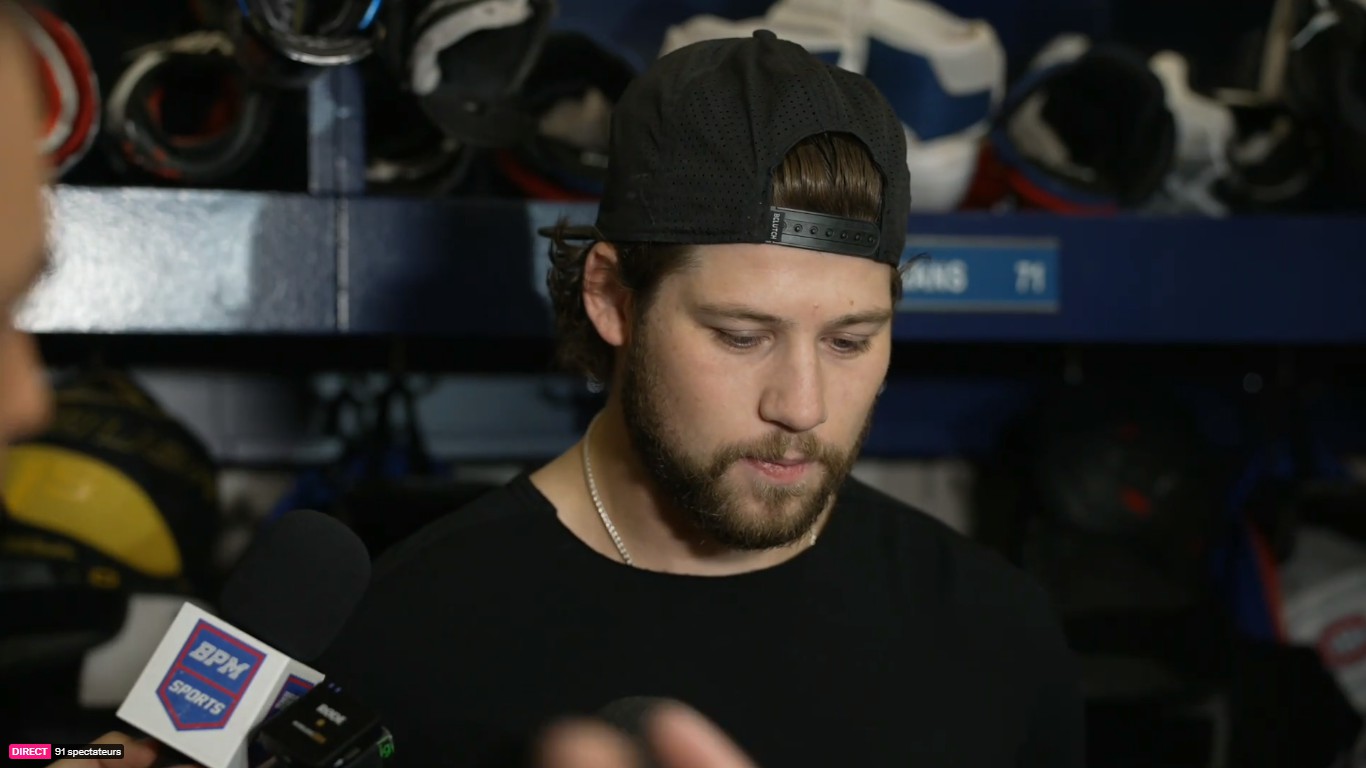 Blessé, Josh Anderson ratera le match de ce soir
