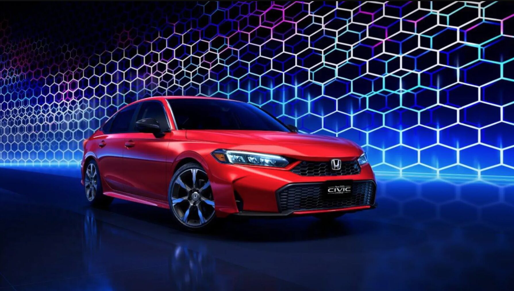 Honda dévoile les premières images de la Civic hybride 2025