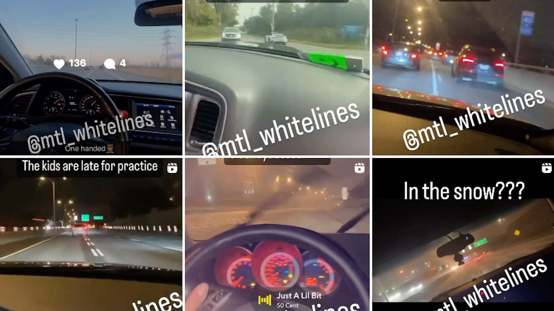 Des vidéos de conducteurs qui ont un comportement dangereux gagnent en popularité au Québec