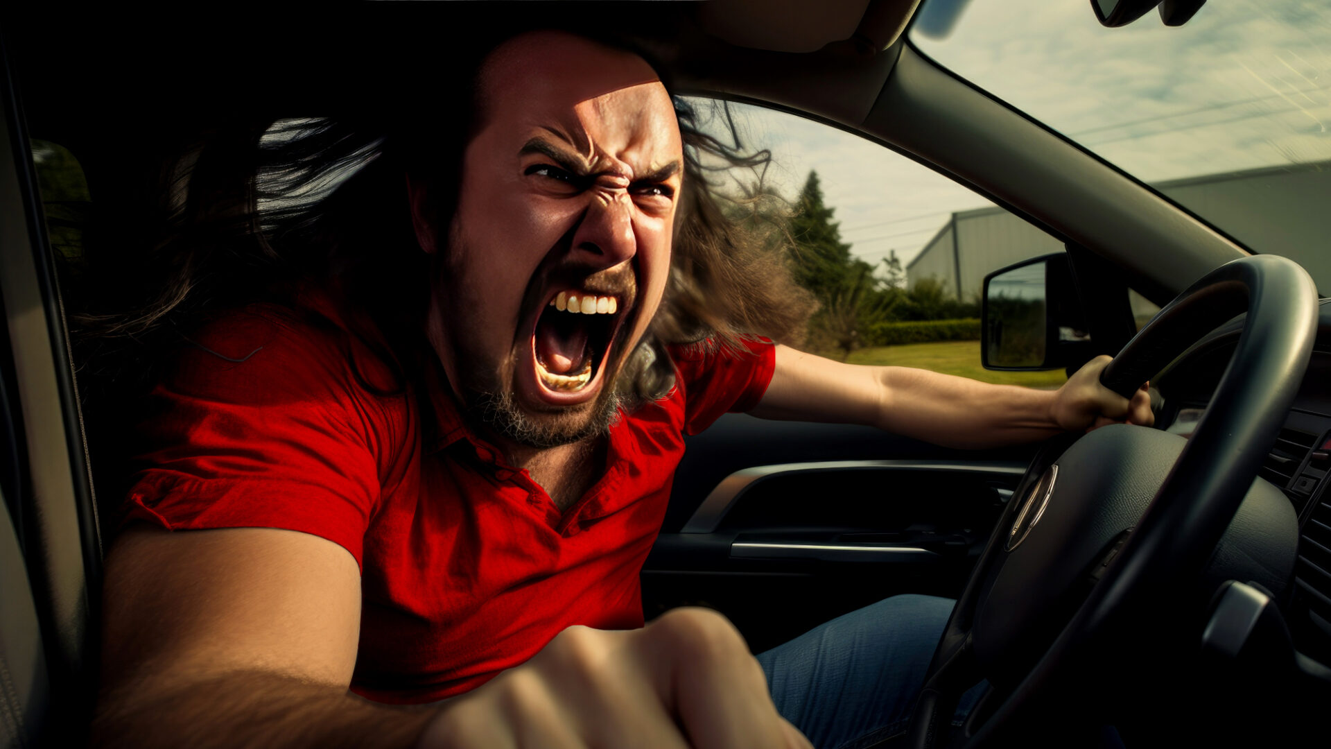 Les conducteurs vêtus de rouge seraient plus agressifs sur la route