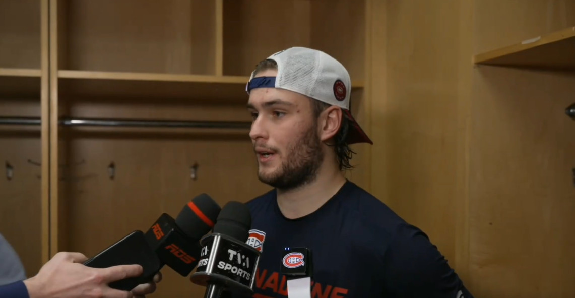 Joshua Roy : Sean Monahan et David Savard l’ont placé en confiance (et ça a fonctionné)