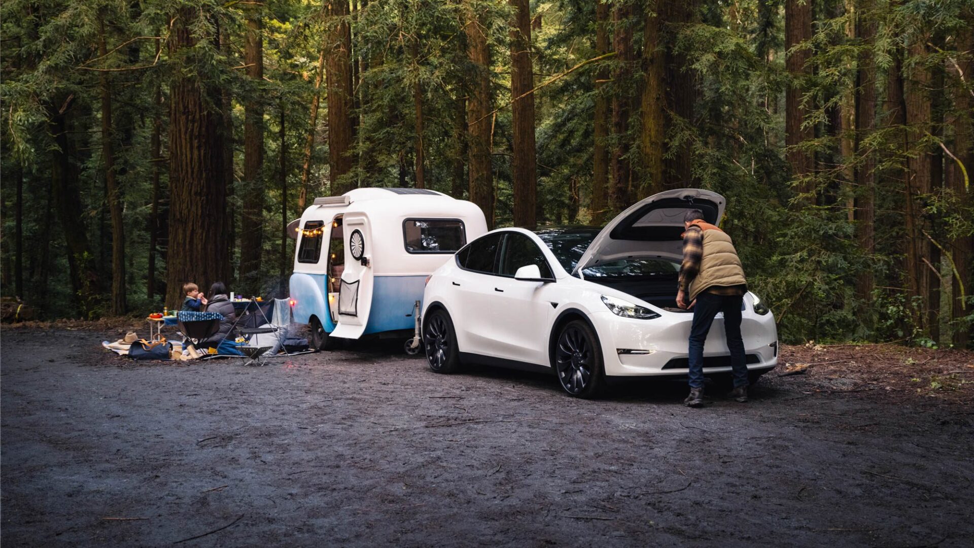 Est-ce possible de remorquer une roulotte avec un Tesla Model Y?