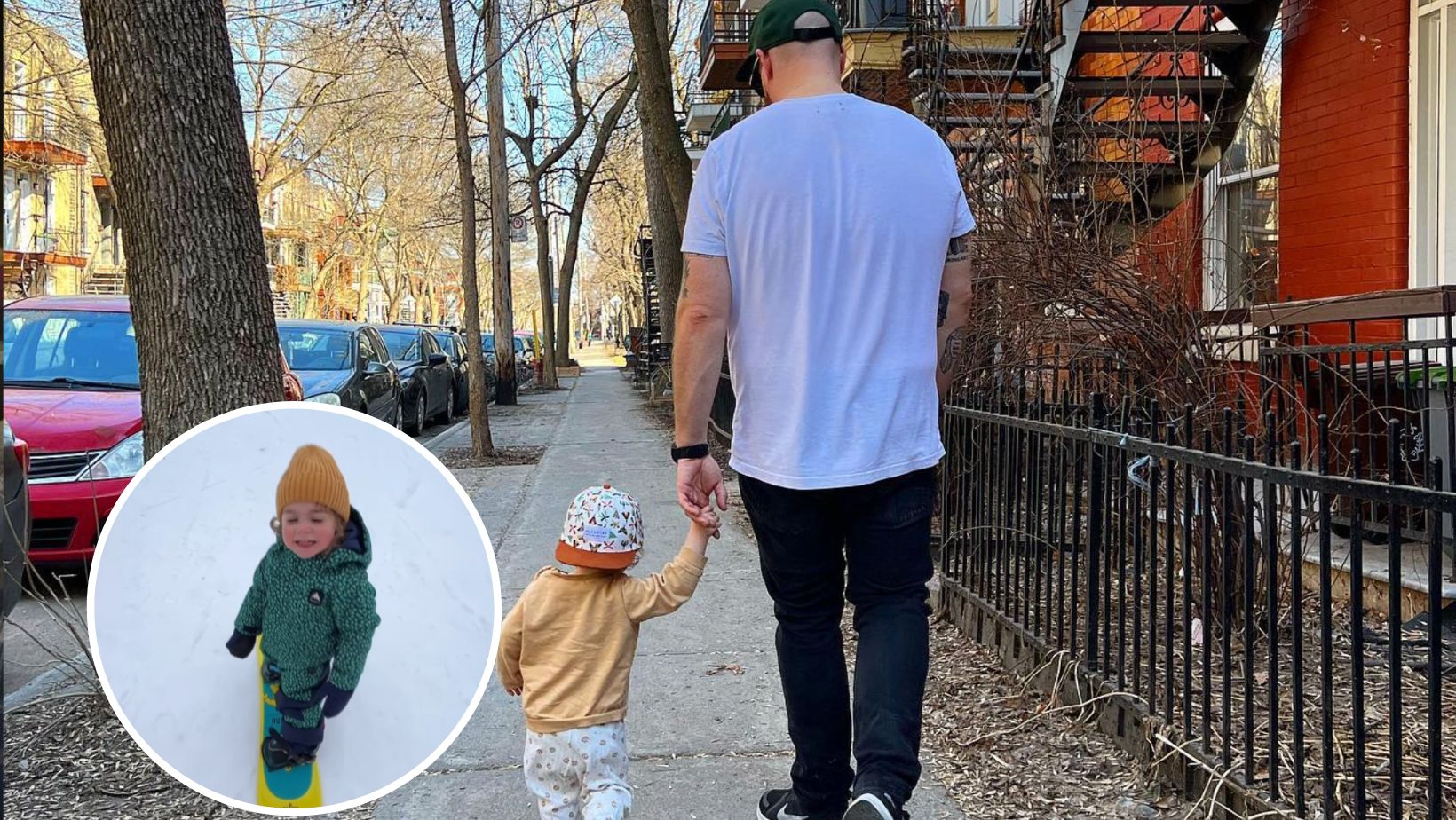 Phil Roy publie une vidéo trop mignonne de sa fille en planche à neige