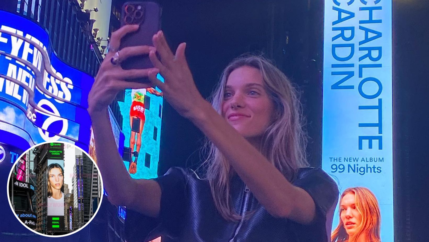 Charlotte Cardin vole la vedette à Times Square