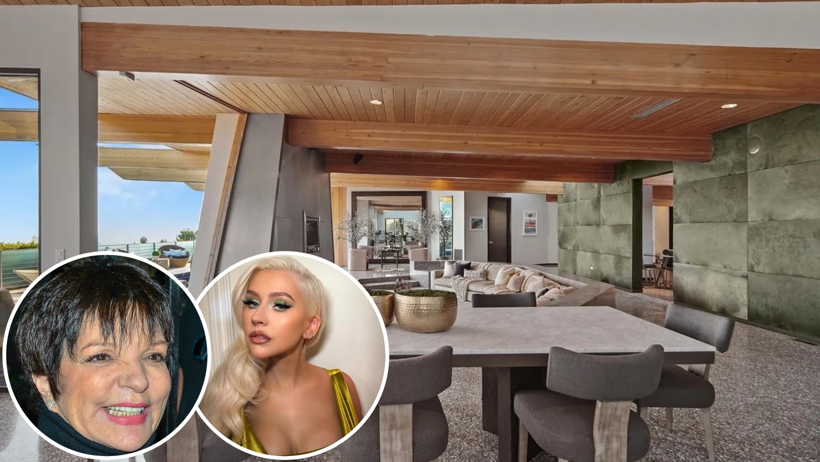 On demande 84M$ pour la maison de Christina Aguilera et Liza Minnelli