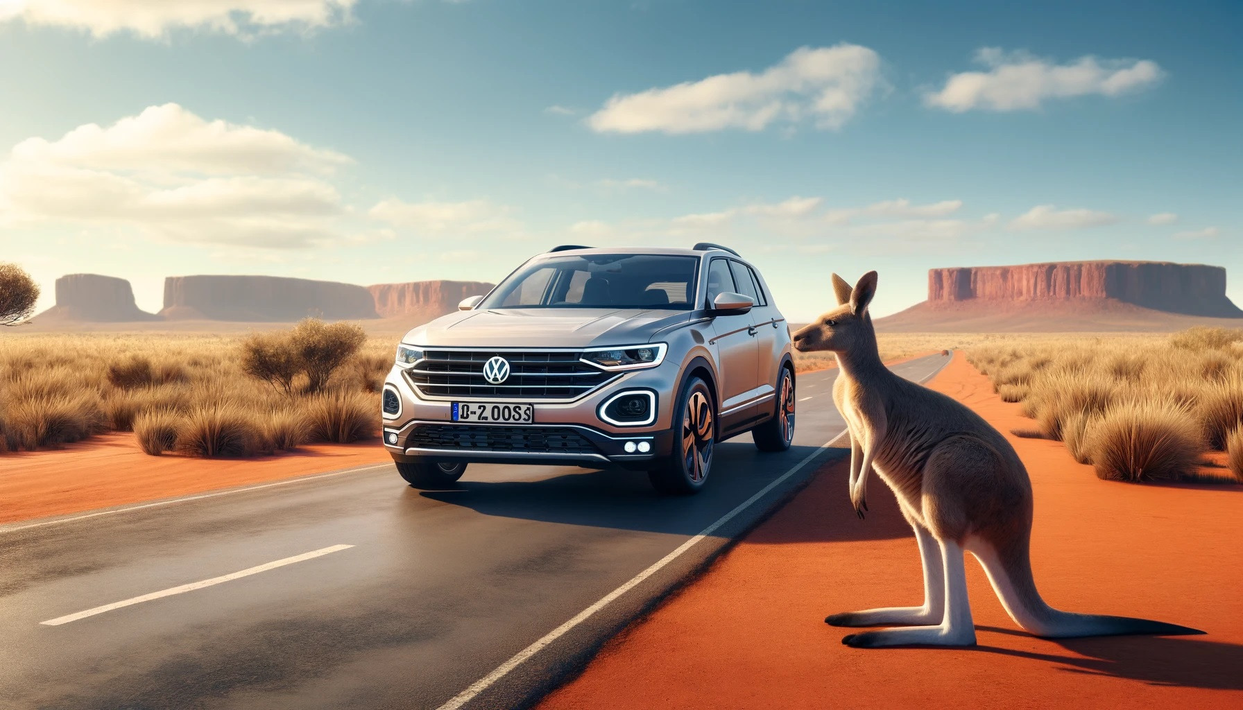 Volkswagen travaille sur le RooBadge, un système pour réduire les accidents avec les kangourous