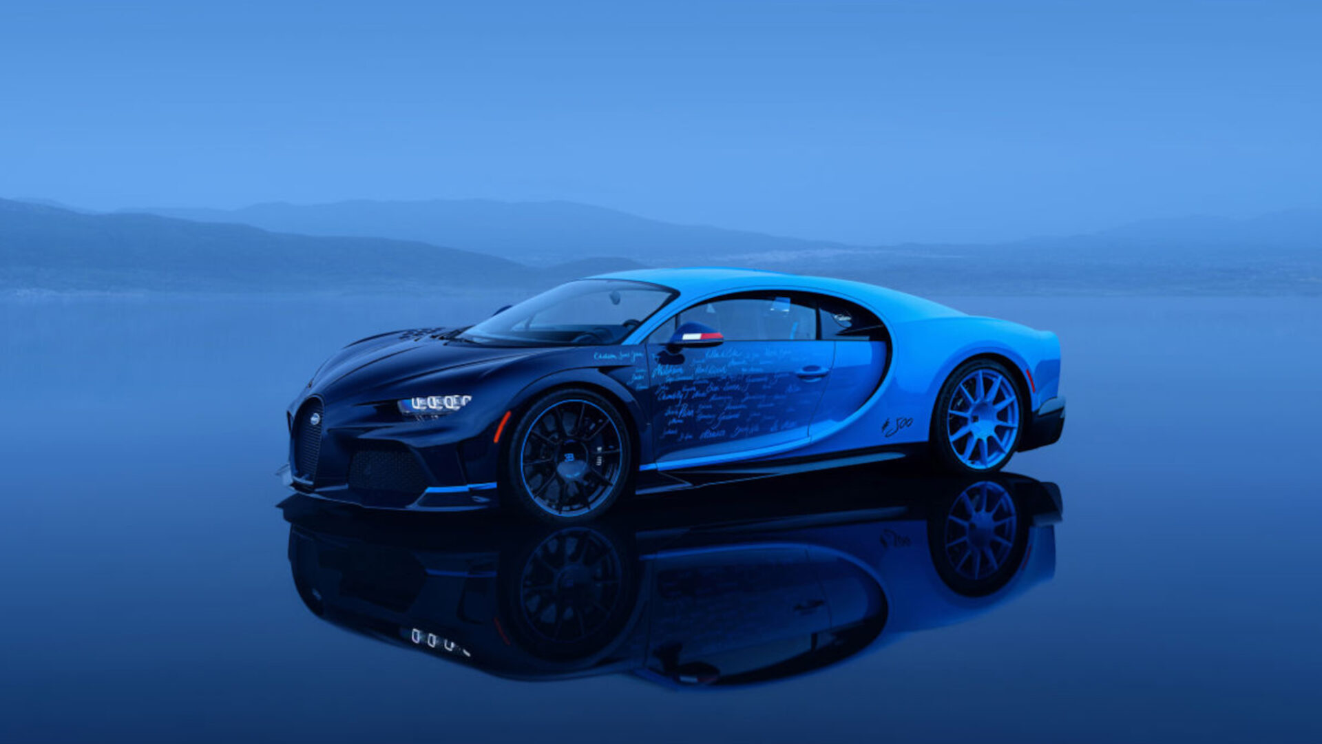 La 500e et « Ultime » Bugatti Chiron Super Sport se dévoile en bleu