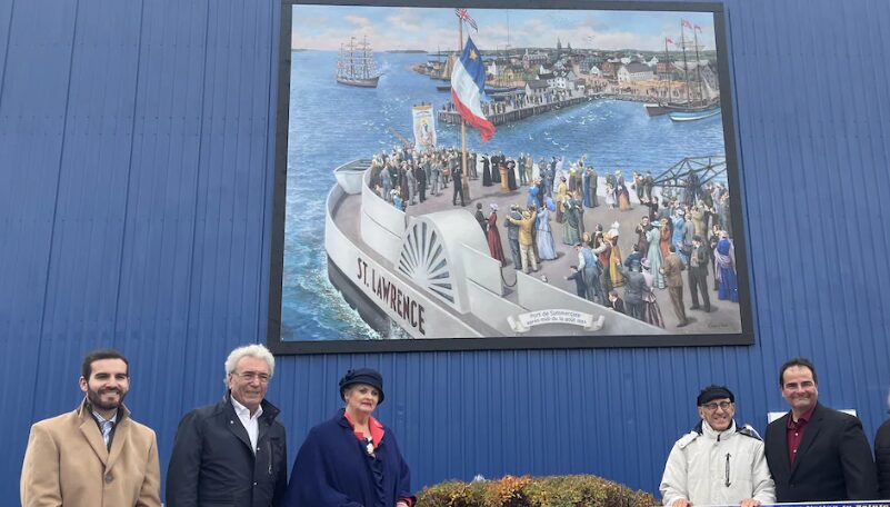 Une murale sur l’histoire acadienne dévoilée à Summerside